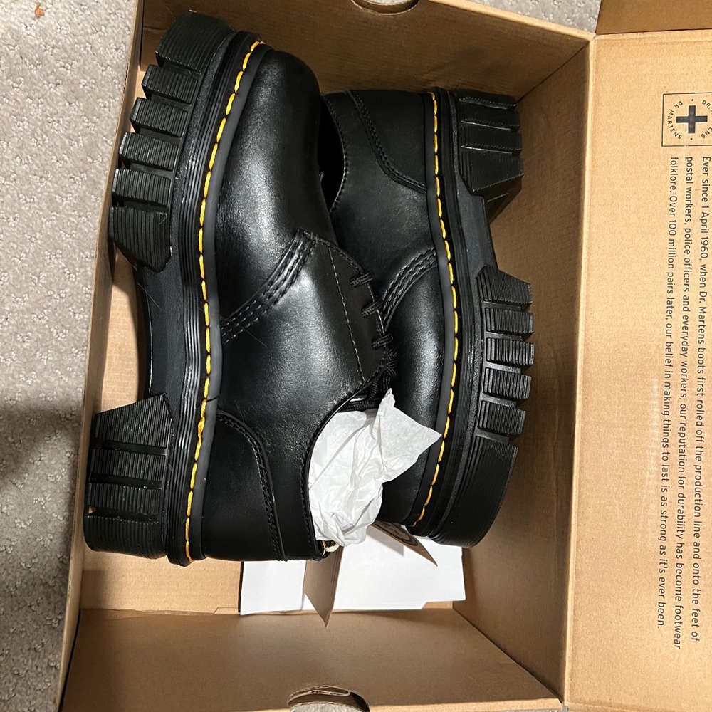 Dr. Martens Quad Rick 3-Eye Black Shoe